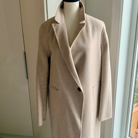 Zara woman coat wool mix NEW Medium - Picture 4 of 10